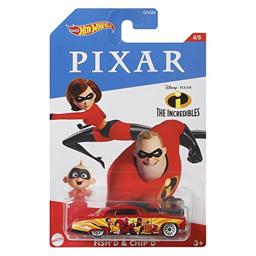 Hot Wheels Fish'd & Chip'd 1:64 Escala Rojo miniatura 3