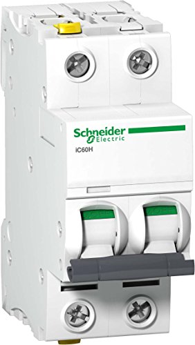 Preisvergleich Produktbild Schneider A9F07202 Leitungsschutzschalter iC60H, 2P, 2A, C Charakteristik