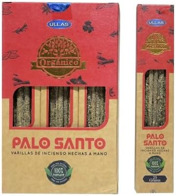 Incienso Ullas Orgánico Palo Santo 25 g