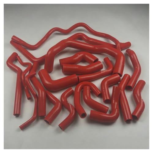 Tuyau d'admission d'air pour VW Golf Jetta MK5 kit silicone rouge pour passionnés de mécanique