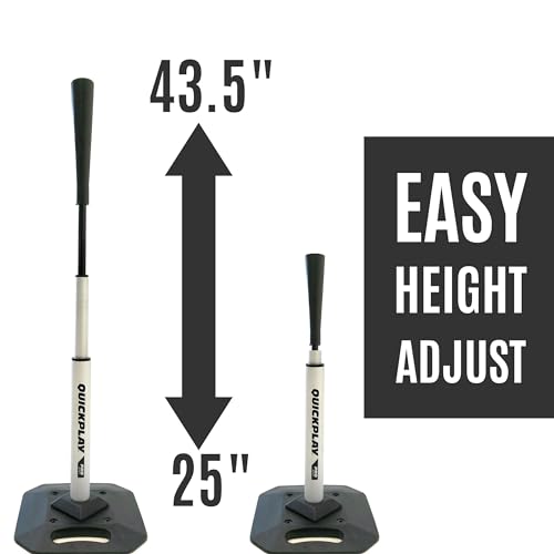 Tee de baseball portable softball avec base lestée 3,6 kg et Tee Top interchangeable