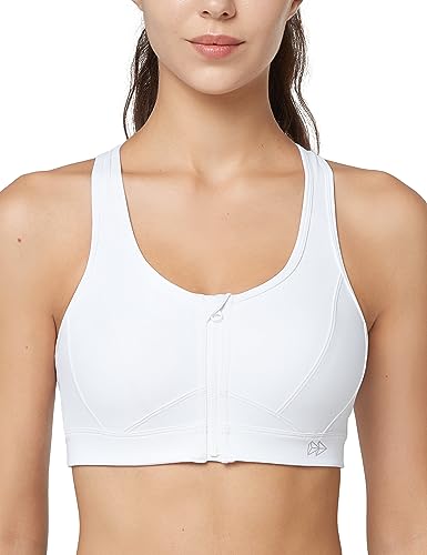 Yvette イベット 揺れない スポーツブラ 前開き フィットネス ランニング用ブラ 吸汗速乾 しっかりサポート レディース