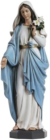 Grace4Joy Blessed Mother Mary Statue - 10 Inch Madonna Virgin Mar...