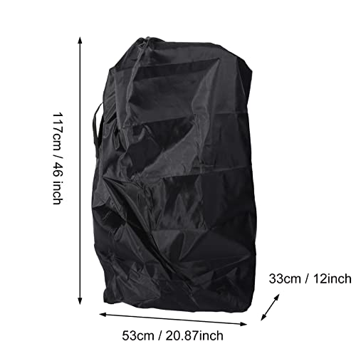 KIMISS Infant Travel Bag - Baby Pushchair Storage Cover for Air Travel - Durable Design, Black, Cart type 117*53*33 - Image 3