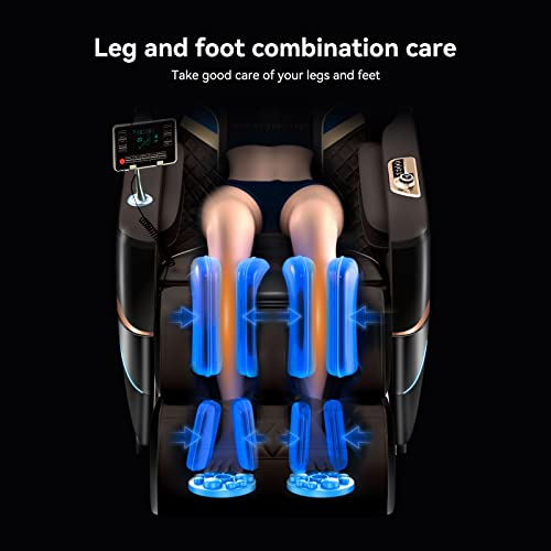 Wansid Massage Chair, Full Body Shiatsu Recliner With Electric Extendable Footrest, Zero Gravity, Sl Track, Deep Yoga Stretch, Foot Rollers, And Heating (Brown) #TOP4