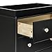 Babyletto Lolly 3-Drawer Changer Dresser with Removable Changing Tray in Black and Washed Natural, Greenguard Gold Certified
