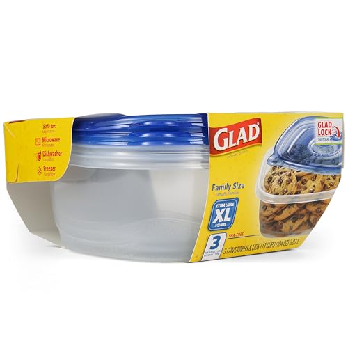 GladWare XL Square Containers