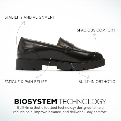 ABEO Leather Orthotic Loafers for Women - Built-in Orthotic Insole3