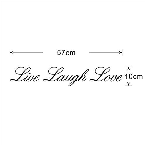 Vinilos Decorativos Live Laugh Love para Pared miniatura 3