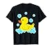 Süße gelbe Ente | Duckie Badespielzeug | Rubber Duck T-Shirt