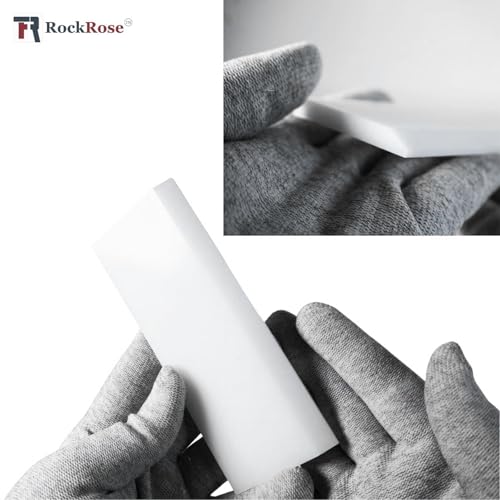 Image of RockRose 6.7'' Cast Aluminum Handle Squeegee Professional Window Tinting & Vinyl Wrap Applicator for Car Wrap Tool PPF Installation and Window Film - Scratch-Free Bubble Remover 2PK