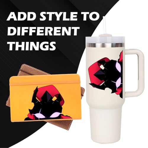 Image of Solo Leveling Peeker Anime Manga Decal Water Resistant Sticker Indoor Use Ideal for Laptop Window (Chibi Bloodshade)