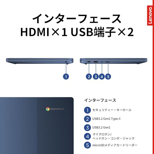 Lenovo Lenovo Chromebook IdeaPad Slim 3 Gen8 82XJ002SJP の商品画像 6