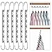 Space Saving Hangers for Clothes 6 Pack, Sturdy Metal Hangers Wardrobe Organizer, Magic Cascading Hanger, Closet Space Saver Closet Organizers and Storage