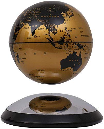 SILOLA 6    Globo Flotante de levitación magnética Mapa del Mundo Giratorio antigravedad