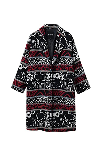 Desigual Desigual Coat_Dev, 2000 Black Cappotto, M da Donna