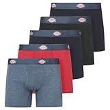 Dickies Mens Boxer Briefs Cotton Underwear for Men 5 Pack