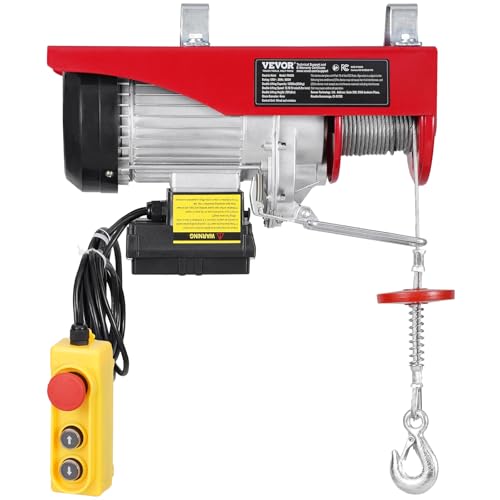 Vevor ELECTRIC HOIST, 1320 LBS 120V Electric Winch With 328 Ft Wireless & 14 Ft Wired Remote Control, 40 Ft Single Cable Lifting Height, Single/Double Slings, Lift Hoist thumb #9
