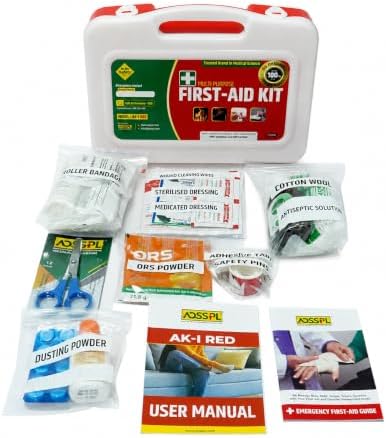 Add-on Safety First Aid Kit (with all the items inside) - AK-I - Red
