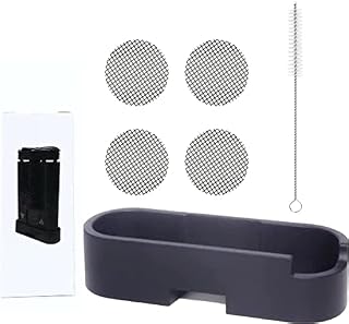 Plastic Stand for Mighty with 25 Screens & Cleaning Brush Set - with Charging Port - Mighty Vaporiser Accessories Kit Set