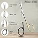 BOUJEE TRENDS Set of Iris Micro Dissecting Scissors Black/Gold Rings 4.5