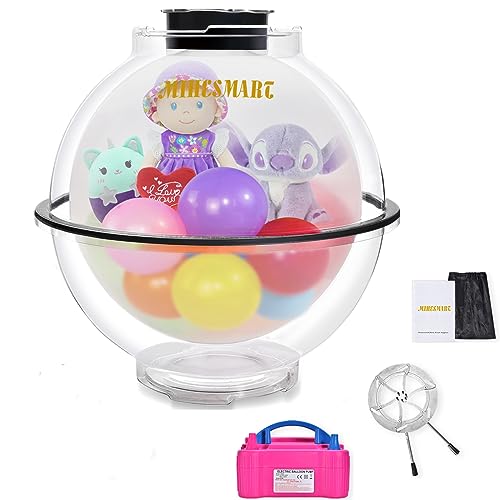 Balloon Stuffing Machine Kit, 45cm/17.7" Professional Tool with Pump & Expander Plier, Super DIY Balloon Stuffer Machine for Gifts Rose Bouquet Wedding Christmas Birthday Party Decoration