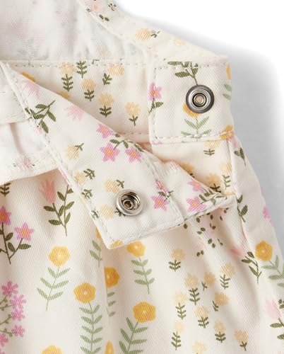 Image of The Children's Place Baby Girls' And Toddler Short Sleeve Shirt and Skirtall 2 Piece Outfit