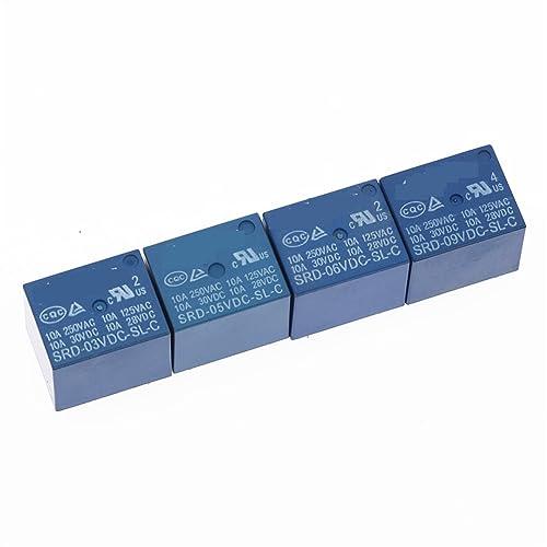 Relais SRD-03VDC-SL-C 3V 10A 5 broches pour circuits électroniques t5 pièces