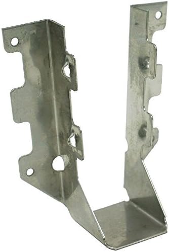 Simpson Strong-Tie LUS26SS Light Face-Mount Joist Hanger - Wood Construction Connectors, 18 Gauge Galvanized Steel Brackets, Hurricane Rafter Ties, 2x6, 25 Per Pack