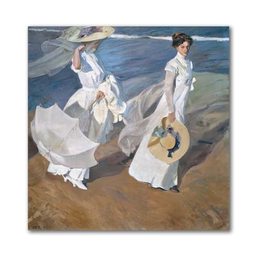 Tableaux post-impressionnisme Sorolla Pour mur blanc sans vie 70x70