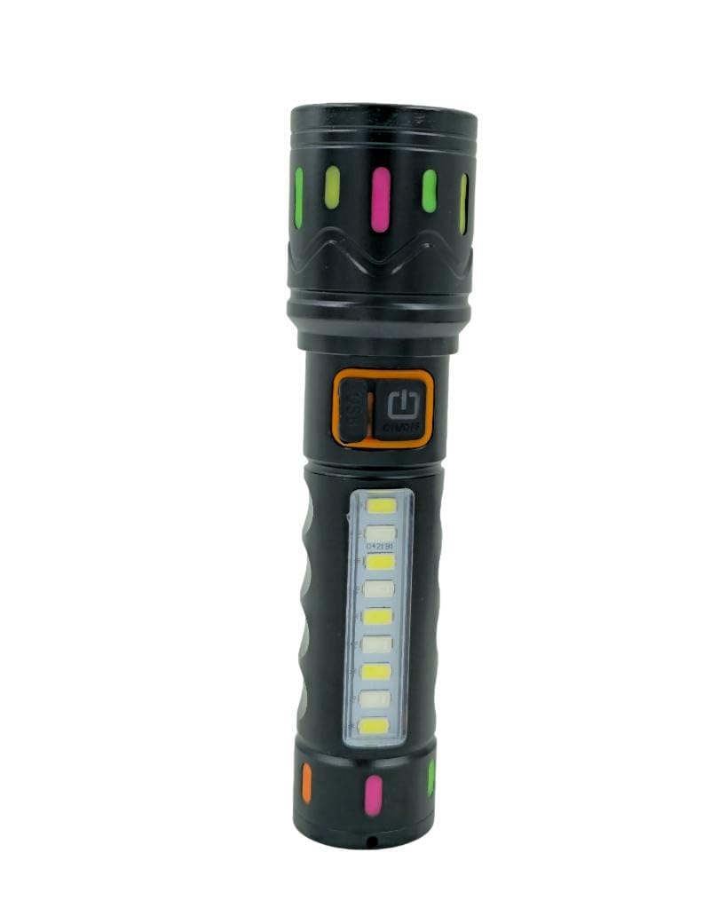 RL-M29 Professional LED Flashlight 100W, Long Distance Beam, Adjustable Zoom, USB Type-C Rechargeable Torch-picture-19
