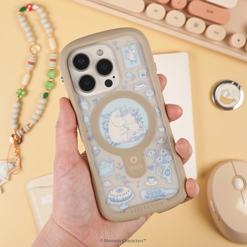 Hoja iFace Moomin Reflection película decorativa transparente para iPhone 16 Plus Kpop 2