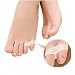 (Pack of 2 Pairs 4 PCS) Dr.Tu Silicone Gel Little Toe Valgus Corrector Separator Straightener Protector
