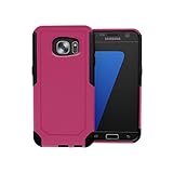 ToughBox Galaxy S7 Case, [Commute Series] [ Shockproof ] [ Slim ] [ Rugged ] for Samsung Galaxy S7 Case [Fits OtterBox Defender & Commuter Series Clip] (Pink | Black)