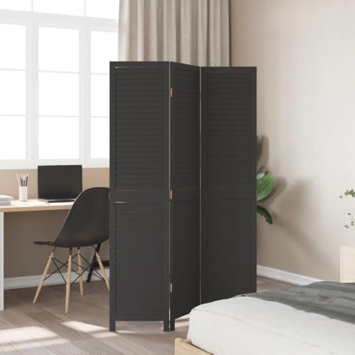 Paravent 3 pièces noir : solution contre le vis-à-vis en intérieur - 3