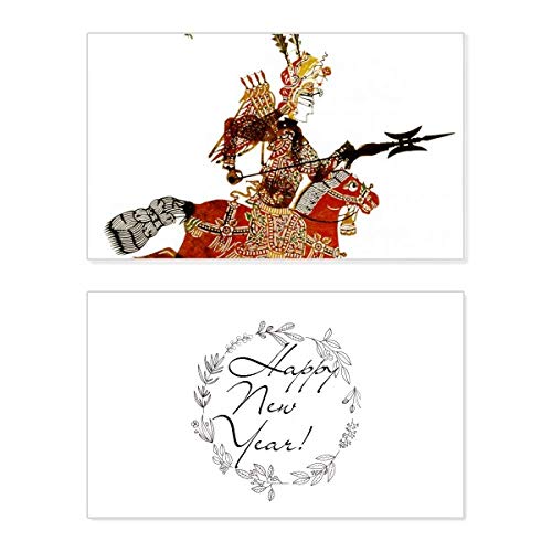 Tarjeta de felicitación de Año Nuevo Brave Woman para inspirar en fiestas