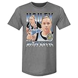 500 LEVEL Hailey Van Lith Chicago Sky Vintage Men's Premium T-Shirt (Tri Gray, Medium)