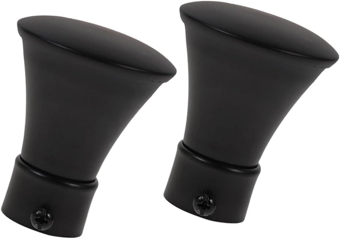 4pcs Curtain Rod Finials Ends Replacement Classic and Modern Finials for Rods