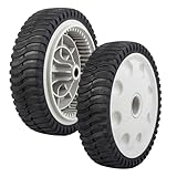 734-04018 Lawn Mower Front Drive Wheels Fit for Troy Bilt TB240 Tuff Cut 210 230 Craftsman Self Propelled Mowers, Replace MTD Troy Bilt 734-04018A 734-04018B 734-04018C, 2 Pack