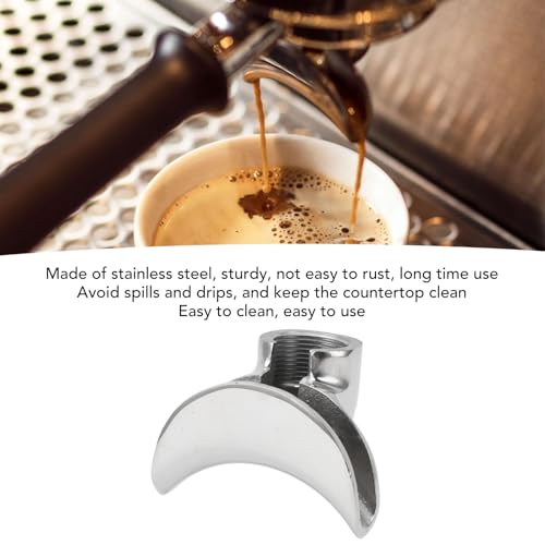 Aramox Stainless Steel Portafilter Spout, Portafilter Spout Replacement for Expobar Semi Automatic Coffee Machine, Easy Clean Design for Home Baristas and Cafe Use (2 Way Screw 1.0MM) - Image 5