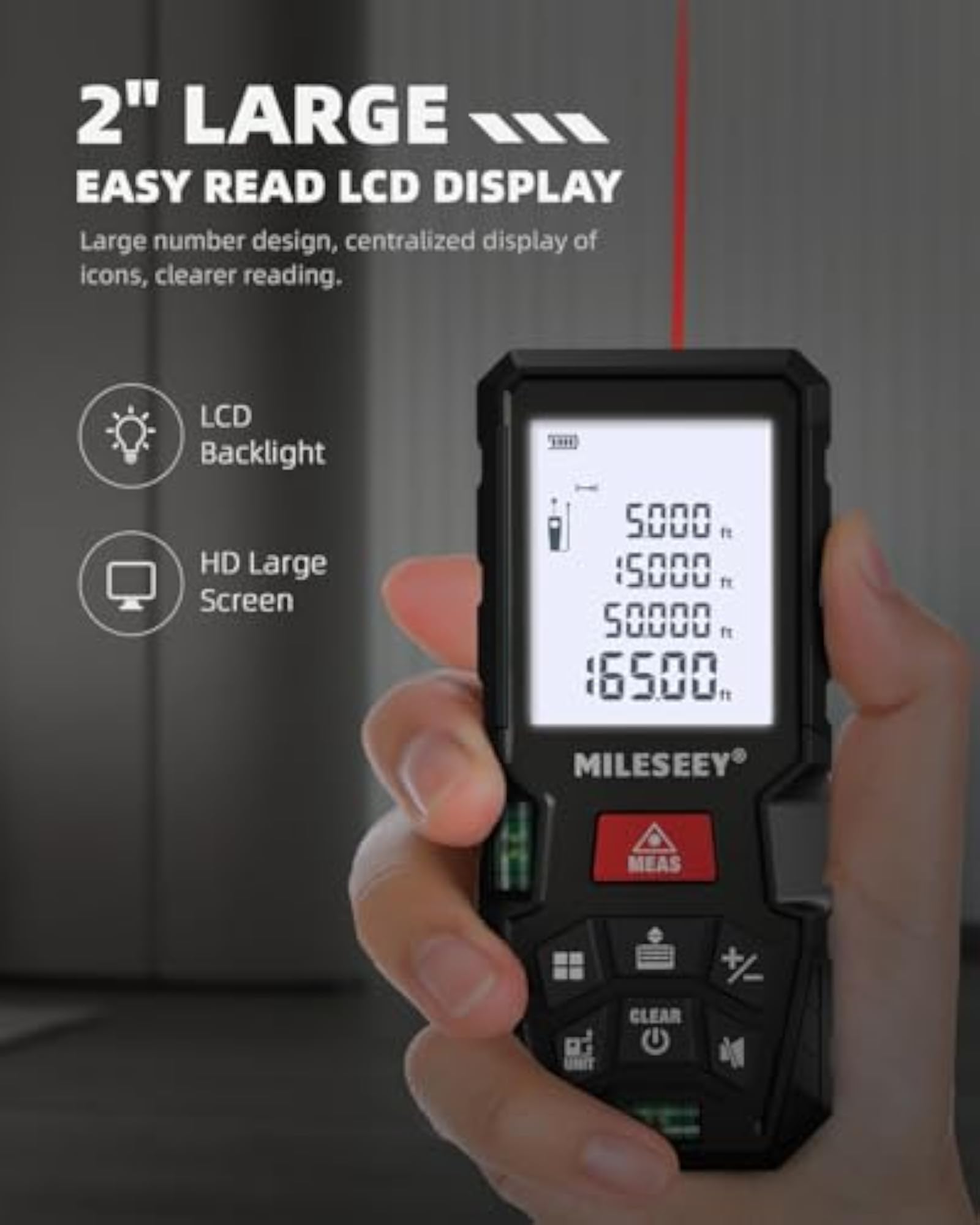 100m Digital Laser Distance Meter, Accurate Measurement Tool