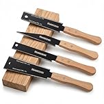 Magicbox Japanese Pull Saw Set, 4pcs Woodworking Hand Saws with Fine Teeth & Wood Handle, Double Edge & Flush Cut Saws for Precision Wood Cutting, DIY and Carpentry Projects, Japanese Saw Set