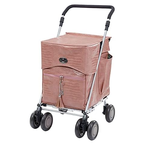 NEW Sholley Trolley Deluxe Range - 'The Victoria' Shopping Trolley, Grocery, Push Utility Cart, 4 (6) Wheels, Foldable, Strong, Stable, Aids Mobility, Ladies, Mens and Unisex Designs Cover
