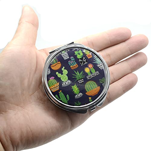 3 stuks ronde metalen pillendoos met spiegel pillendoos, reis-pillendoos, 3 vakken, pillendoosje, klein voor onderweg, medicijnen, tablet-organizer, tas, pillendoos voor dagelijks gebruik en reizen - Afbeelding 5