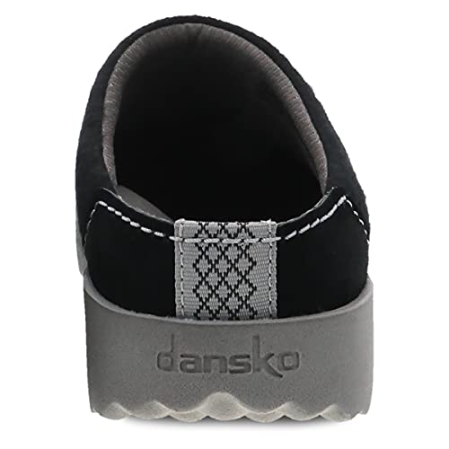 Dansko Women's Lucie Black Wool Slipper 8.5-9 M Us - Outdoor Sole And Arch Support #TOP4