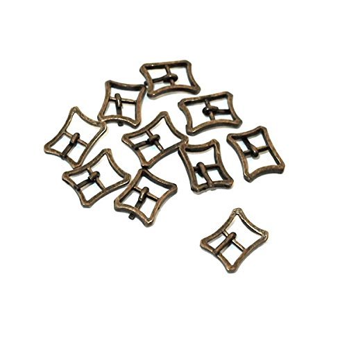 Amazon | ミニバックル(ミニ美錠) 5mm Cタイプ アンティークゴールド  