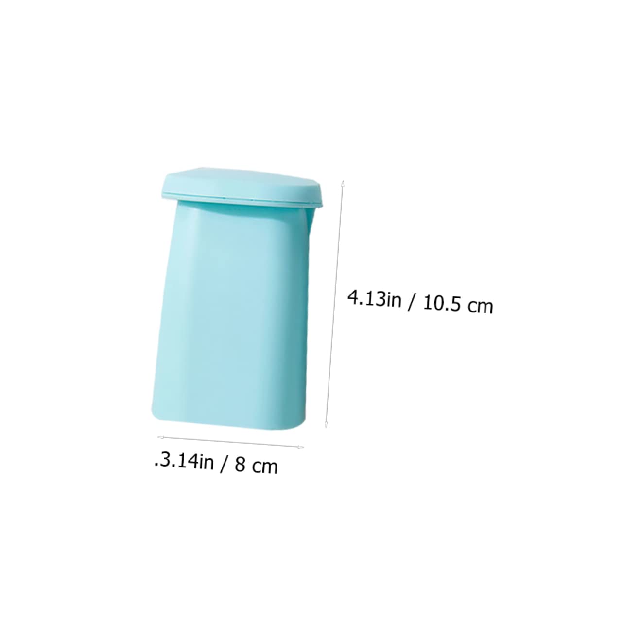 VALICLUD Set da 4 Bicchieri Porta Spazzolino da Denti Magnetici in Pp per Bagno, Montaggio a Parete senza Fori, Design Semplice ed Ecologico per Uso in Bagno o Toilette