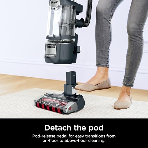 Shark Rotator Lift-Away Vacuum, DuoClean PowerFins, Dark Grey, LA555 - image 7