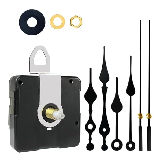 Clock Mechanism Replacement,Quartz Battery Operated Movement Silent DIY Wall Clock Repair Parts
