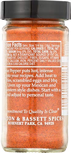 Morton & Basset Spices, Cayenne Pepper, 1.8 Ounce - Thumbnail 2